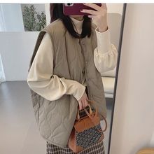 2025秋冬新款羊羔绒马甲女百搭外搭保暖修身坎肩韩版时尚外套背心