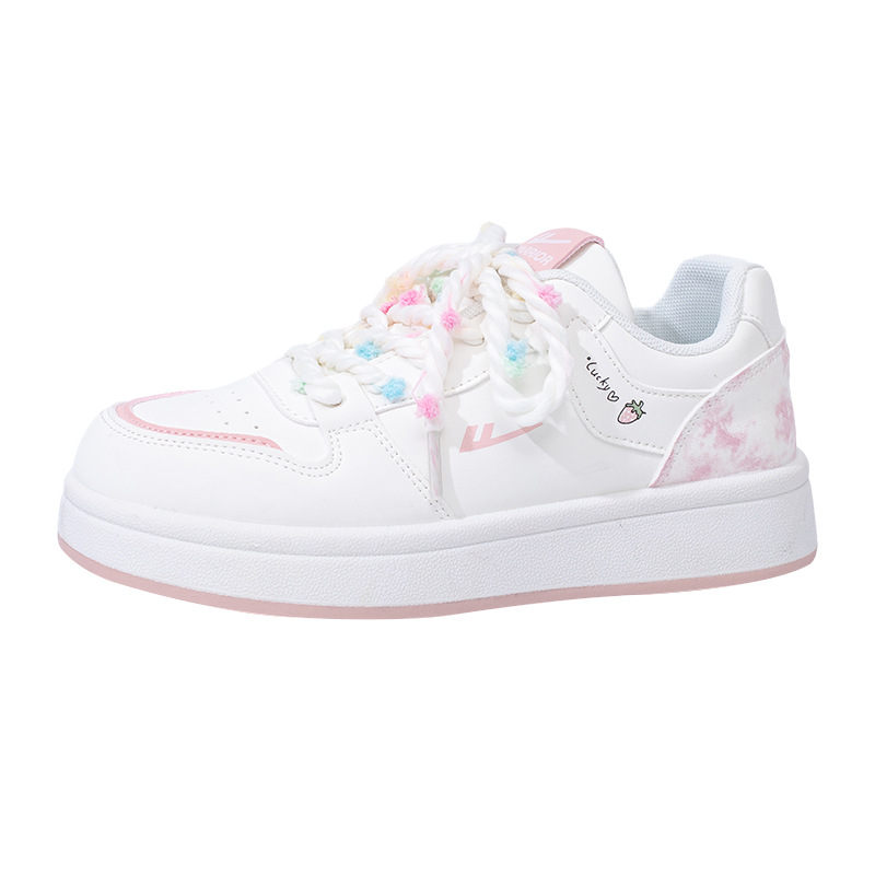 Huili matcha verde dopamina zapatos de suela gruesa correa de tie-dying transpirable zapatos calientes de color de alto valor zapatos de mujer