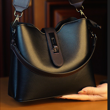 2024 Hand-held Bucket Bag for Women, Multi-layer New Simple Contrast Color Large Capacity Shoulder Bag, Cross-body Bag for International Shipping