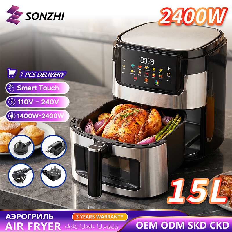 New Model Visual Air Fryer, Us Standard 110V, Large Capacity 7L/15L, Direct from the Manufacturer, Dropshipping Available New Model Visual Air Fryer, Us Standard 110V, Large Capacity 7L/15L, Direct from the Manufacturer, Dropshipping Available
