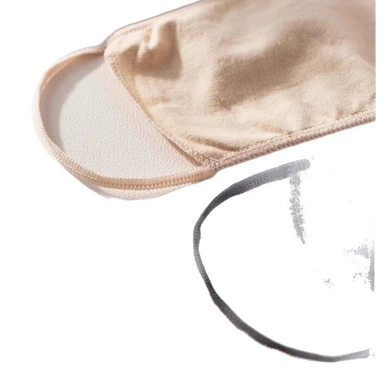 Invisible high socks, summer thin cotton shoes high heels, lifting effect, flesh color