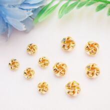 14K���� ��ɫ�nʽë�����ĺϻ��U�ո���ɢ����� diy��朴������l