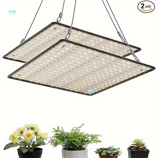 2 Pack Led Grow Light Panel 600W Lamp for Indoor Plants Sun