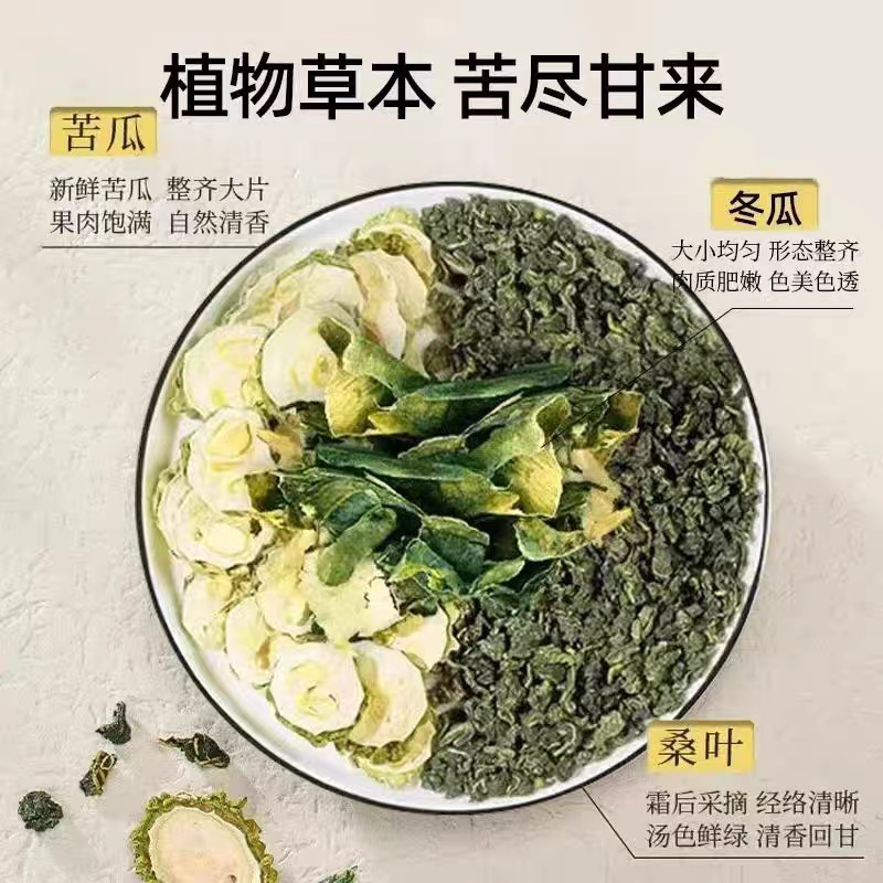 桑の葉と冬瓜のお茶、本物の桑の葉、冬瓜、ティーバッグ、無添加、栄養補給の女神、美味しい、最近の電子商取引のホットスタイル|undefined