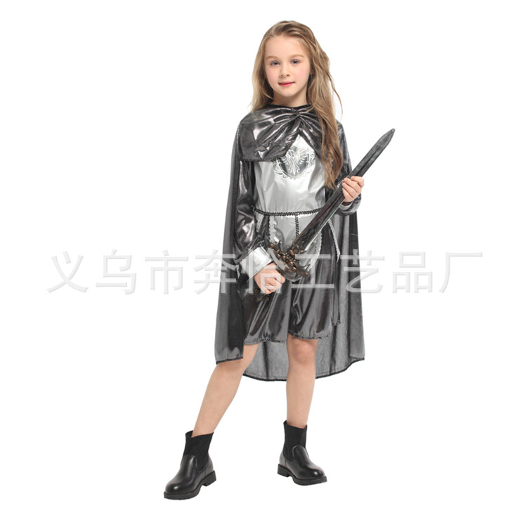Halloween Children's suit Cape Cape Costume Props Cross Border Dress-up Female General Samurai G0334 Princess