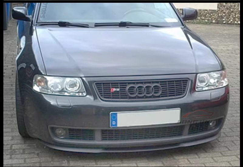 Suitable for Universal Car Front Lip Three-Section Front Spoiler, Modified Surround Front Bumper Anti-Collision Decorative Strip, and Spoiler