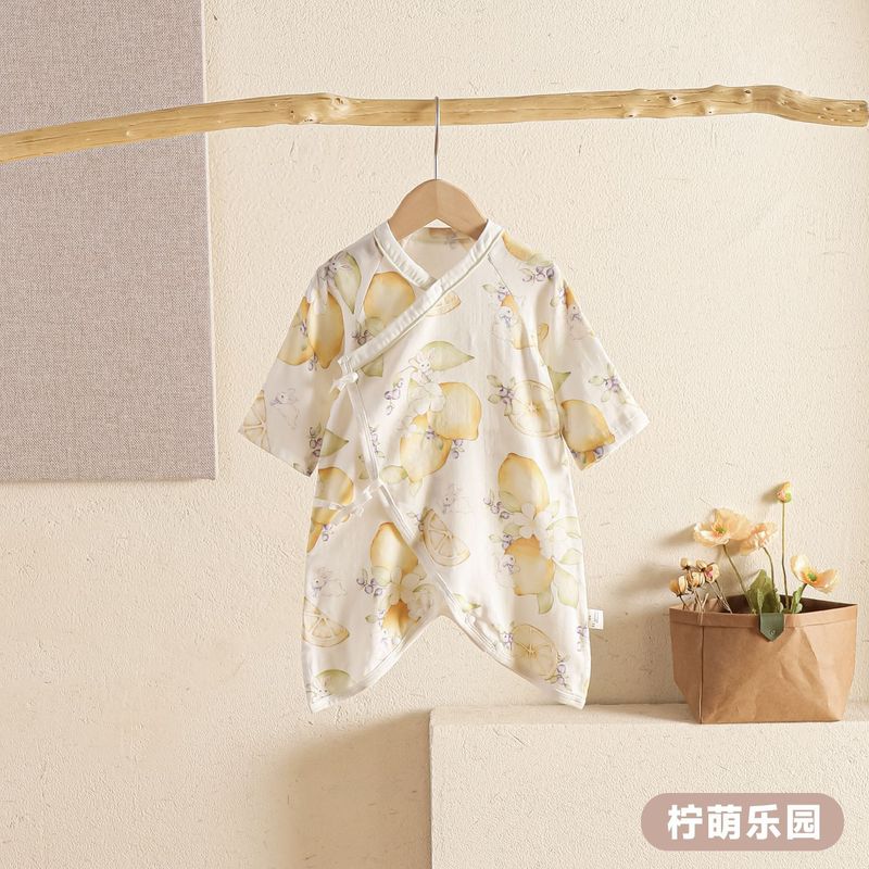 贝安悦50支a类竹棉新生儿衣服四季宝宝连体衣哈衣蝴蝶衣爬服抗菌|undefined