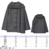 Scarf, woolen coat