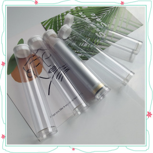 High transparent PC plastic tube extrusion 22 * 21mm non-stretch plastic tube PC transparent packaging round tube wholesale production