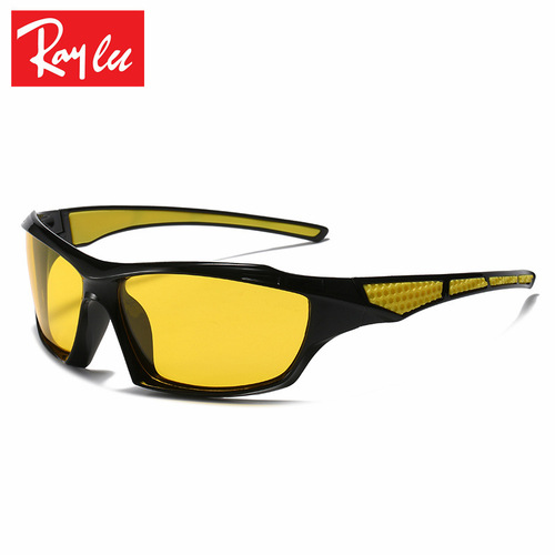 Junlai New Polarized Colorful Night Vision Sports Sunglasses Trendy Men's Casual Outdoor Cycling Sunglasses D530