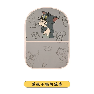 Tom and Jerry Cartoon Car Chair back anti-kick pad - long-cat-and-mouse-anti-kick-mat-kitten