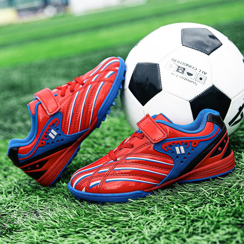 Chaussures d'entraînement à ongles brisés avec Velcro pour enfants, bottes de Football, nouvelle collection 2023_voghion.com