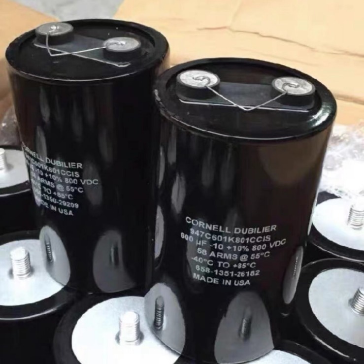 美国CORNELL.DUBILIER 600UF  947C601K801CCIS 光伏滤波电容
