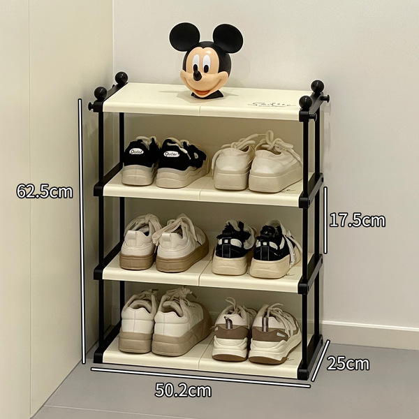 Home entrance door folding shoe rack simple door multi-layer large…