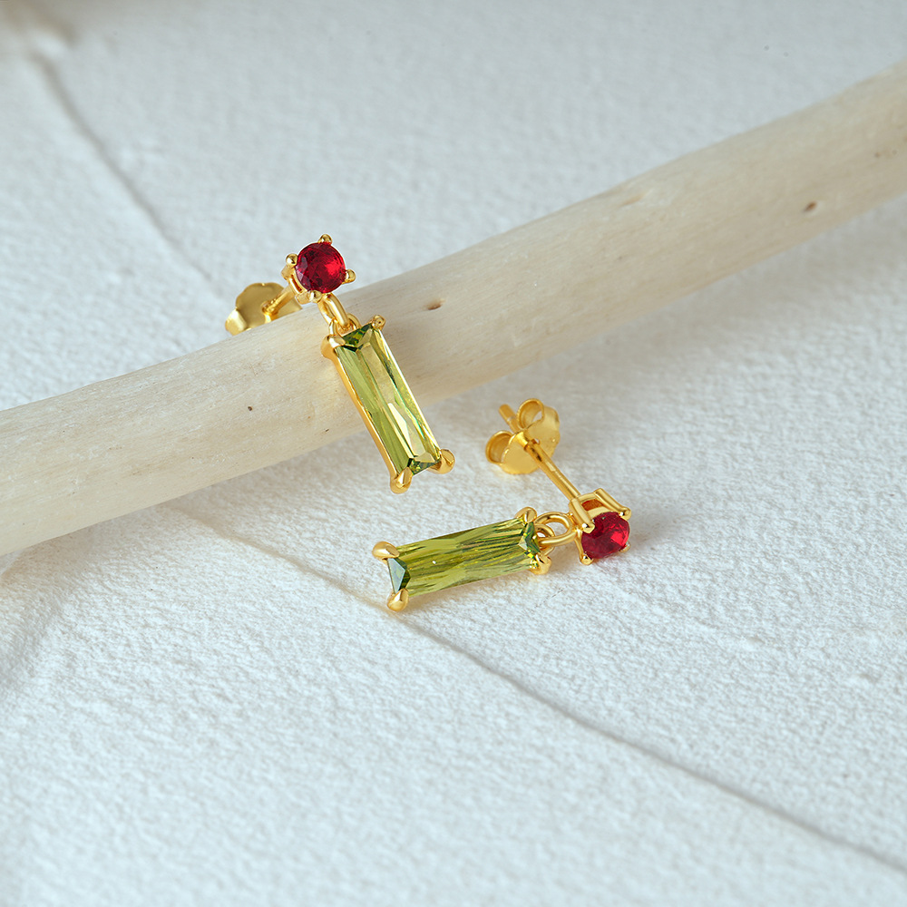 4g Weight 925 Sterling Silver Ear Needle Material Zircon Inlay Material Earrings Classification 1 Pair Quantity Daily Occasion 925 Sterling Silver Material Geometric Pattern Women's Gender Plating, Inlay Design Simple Style Style 1 Pair 925 Sterling Silver Zircon Geometric Earrings 13