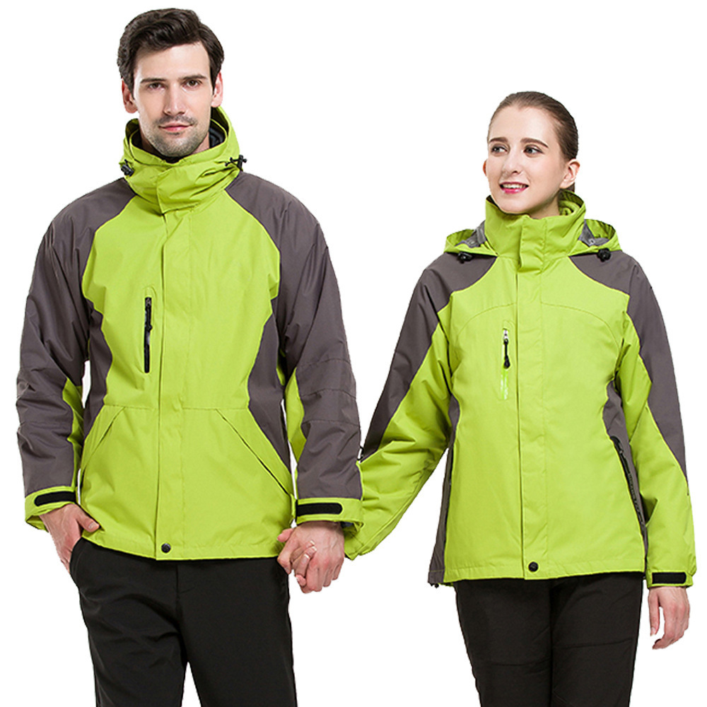 Wholesale Men's and Women's Outdoor Clothing Jackets Three-In-One 0.05kg Piece Travel Camping Mountaineering Clothing Workwear Warm and Cold