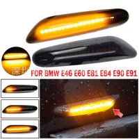 Подходит для BMW 1/3/5 серии E46E60E90E92E82E87 модифицированный сигнал поворота Светодиодный Боковой Свет крыла