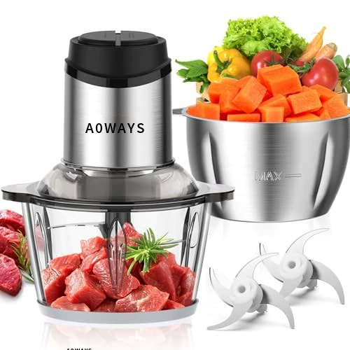 Экспорт европейских и американских трансграничных двойных мисок 110V мясорубка Amazon того же овощного фарша для приготовления мяса Электрический миксер