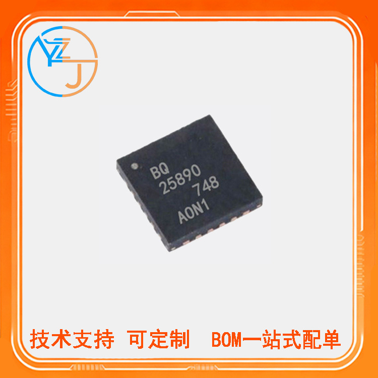 New Bq25890Hrtwt Bq25890Hrtwr Silk Screen Bq25890H Package Wqfn-24 Battery Management New Bq25890Hrtwt Bq25890Hrtwr Silk Screen Bq25890H Package Wqfn-24 Battery Management