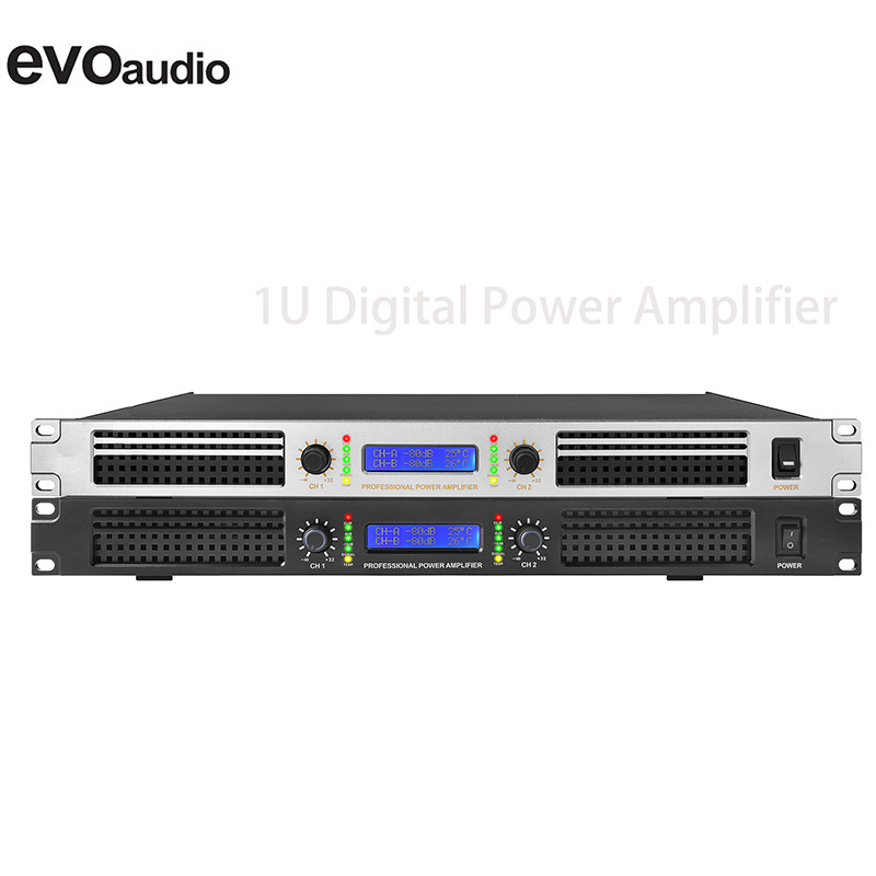New 1U Conference Stage Digital Amplifier High Power Stage Audio Amplifier Broadcast Class D Digital Amplifier