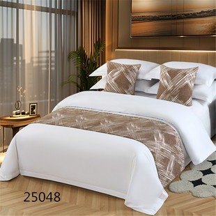 Hotel and hotel bedding linen bed end towel bed flag/bed end pad bed cover Factory Outlet