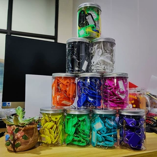 桶装钥匙牌铝盖PP塑料号码可书写挂件牌宾馆酒店标签分类牌锁匙扣