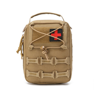 Military Fan Tactical Backpack Outdoor Sports Medical Tool Bag Camouflage Waist Bag Mobile Phone Hanging Bag Hiking Mountaineering Cycling