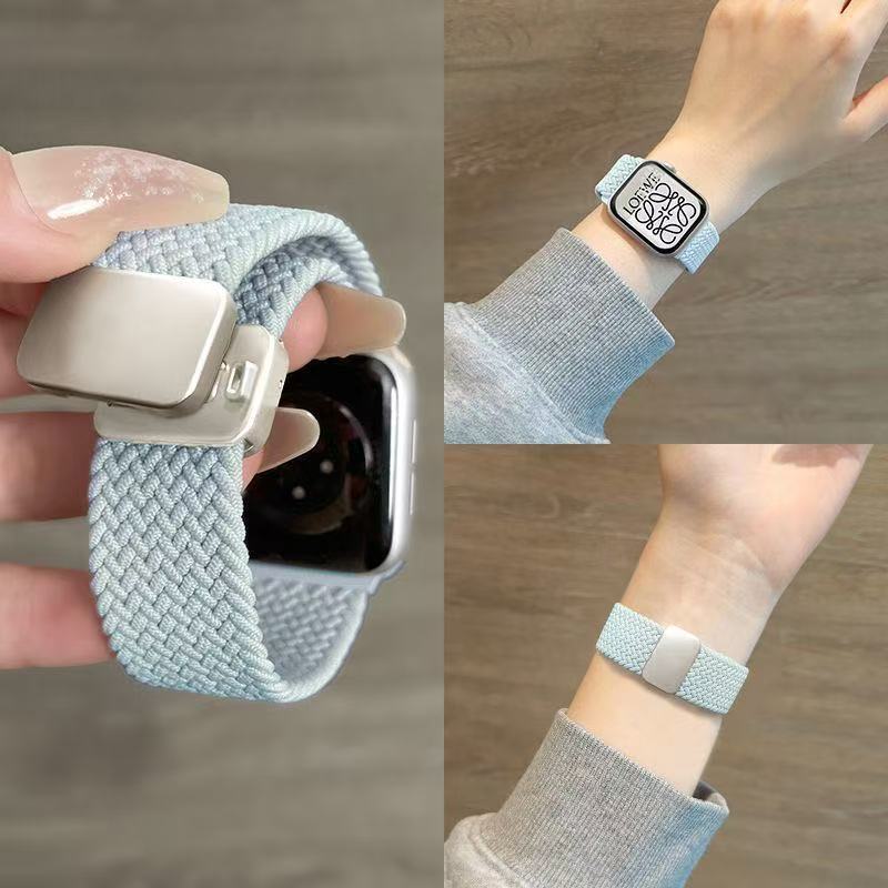 Suitable for Huawei Gt5 Woven Magnetic Gt4Pro Strap 3 Wrist Strap Gt3 Classy Watch4 New Gt2