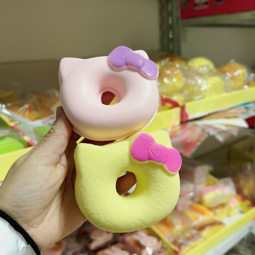 무작위 1가지 색상 젖은 부드러운 고양이 kt 링 느린 리바운드