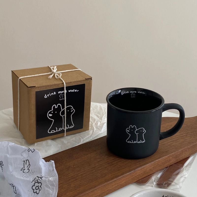 Кружка Water Cup с рисунком собака, персонализированная кружка для парня/девушки, подарок, пара кружка для дома и общежития