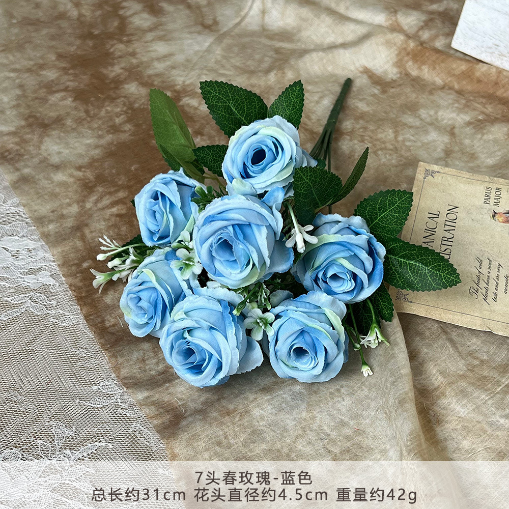 RLY-7 rosas de primavera-Azul