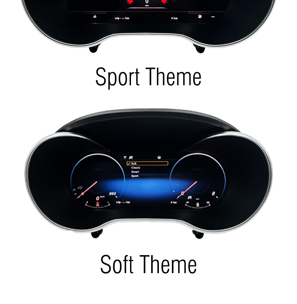 Suitable for 15-17 mercedes benz c-class/GLC with screen Carplay mobile phone interconnection old to new full LCD instrument
