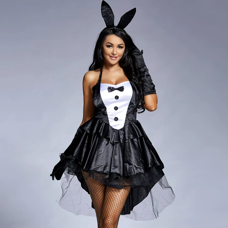 Halloween real shot photo studios shooting rabbit girl clothing dumplings magic artist performance clothing European code code code