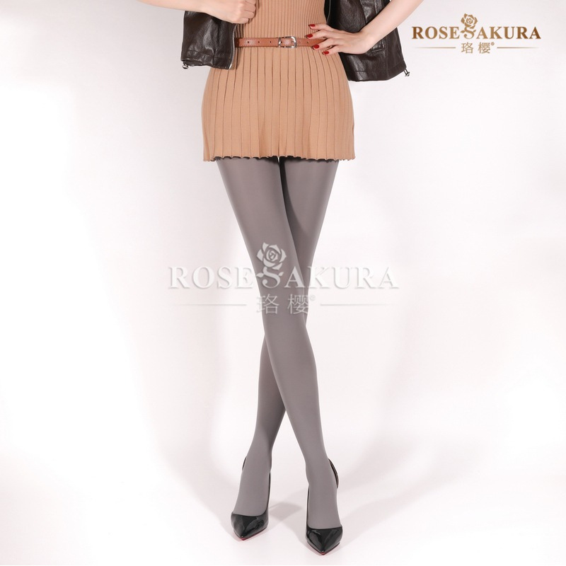 Luoying 8539 Qianjin 120D Silky Stockings Spring and Autumn Goose down Cotton-Padded Slightly Thick Sexy and Playful Black Pantyhose
