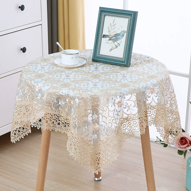 Cloth contains rose, fresh tea, coffee table, dressing table, lace dress