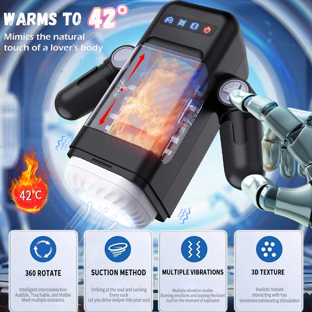 Planet Gaming Masturbator für Männer in Flugzeugform, vollautomatisch, teleskopisch, mit Heizfunktion_voghion.com