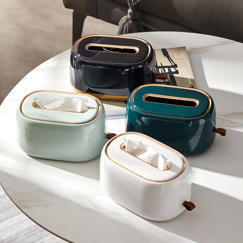 Independently designed new wall-mounted tissue box, light luxury cross-border internet celebrity multi-functional tissue storage box
