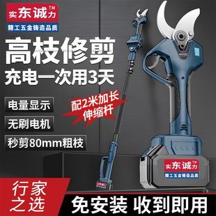 Electric Scissors Rechargeable Lithium Electric Shears Garden Fruit Tree Branch Pruning Shears Garden Shears Electric Shears Pruning Artifact