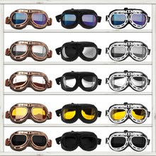 Motorcycle Glasses Retro Helmet Pilot Goggles Motorbike跨境