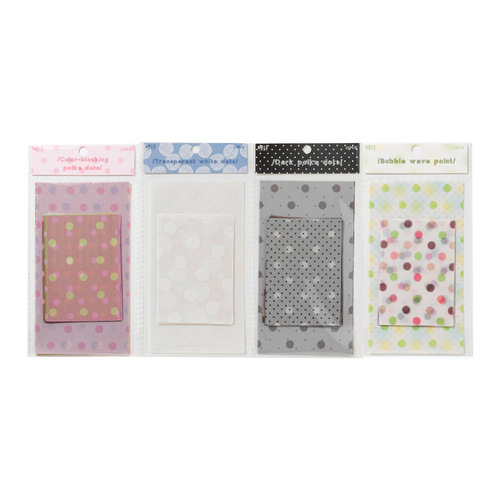 Sugar poetry non-adhesive material paper wave dot laboratory basic all-matching hand curtain pain bag DIY decorative background backing paper