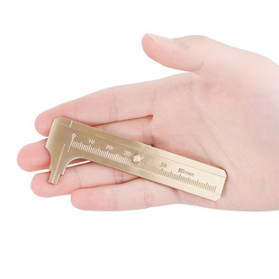 Copper Caliper Mini Brass Caliper Wen Play Tool Caliper Wen Play Jewelry Jade Walnut Bodhi Measuring Tool