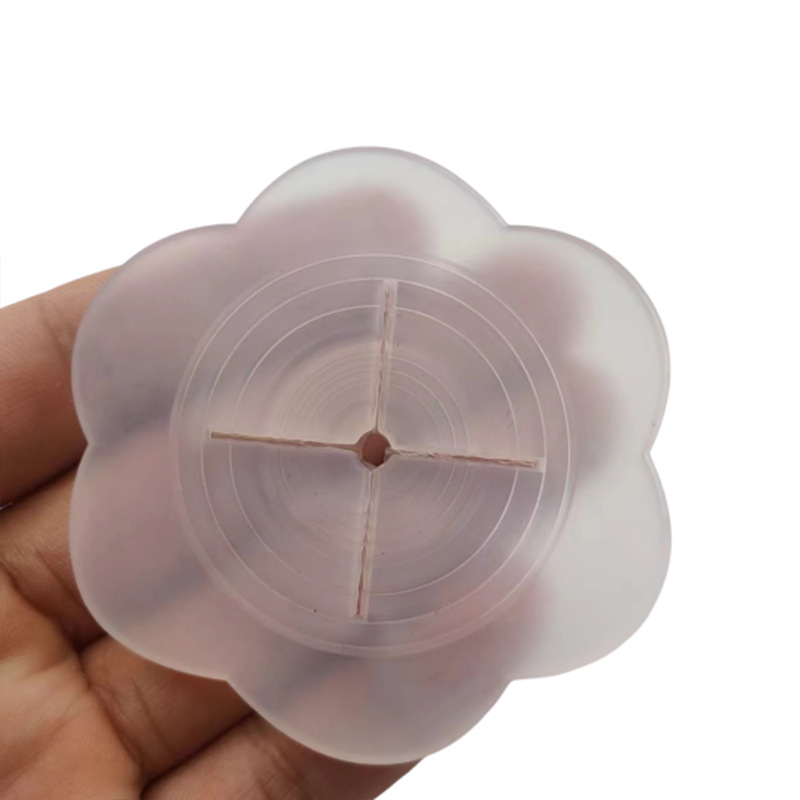 실리콘(루스 파우더 없이 투명) 대직경 7cm