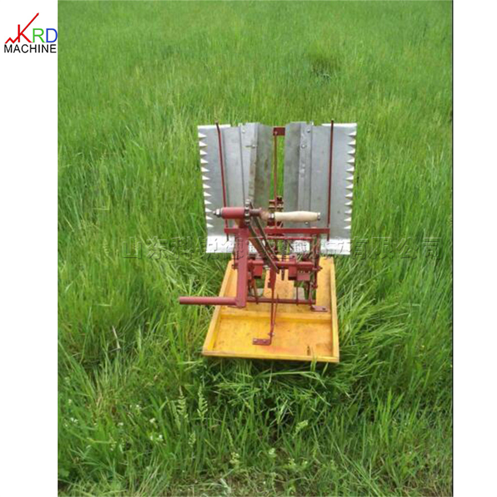 小型手摇插秧机    农田水稻插秧设备  双行人力步退式插秧机