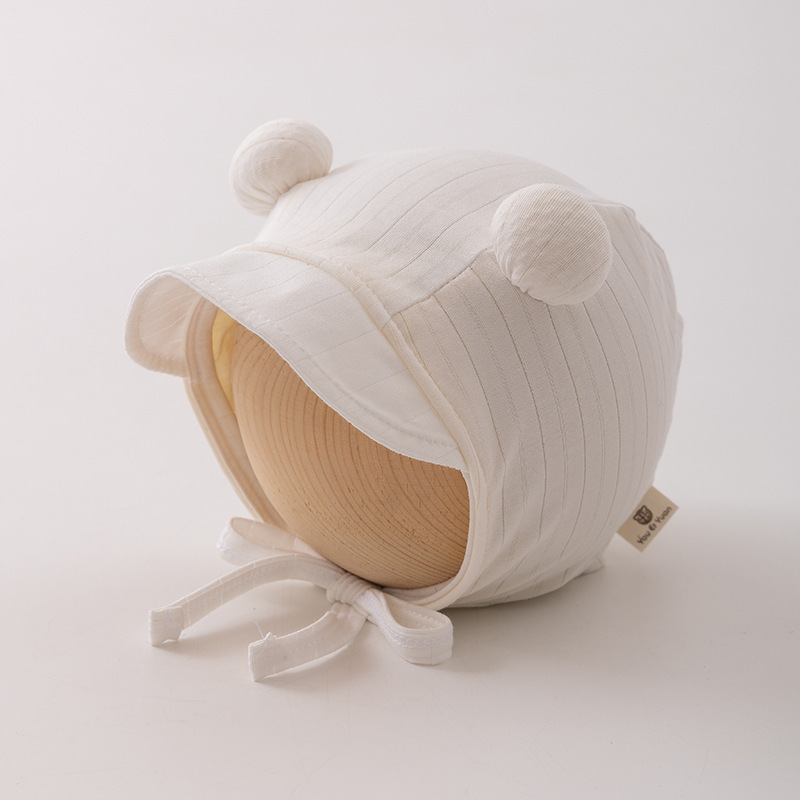 Sombreros para bebés primavera y otoño gorras de orejas lindas estilo coreano de viaje correa sombrero de viento para bebés invierno sombrero de neumáticos
