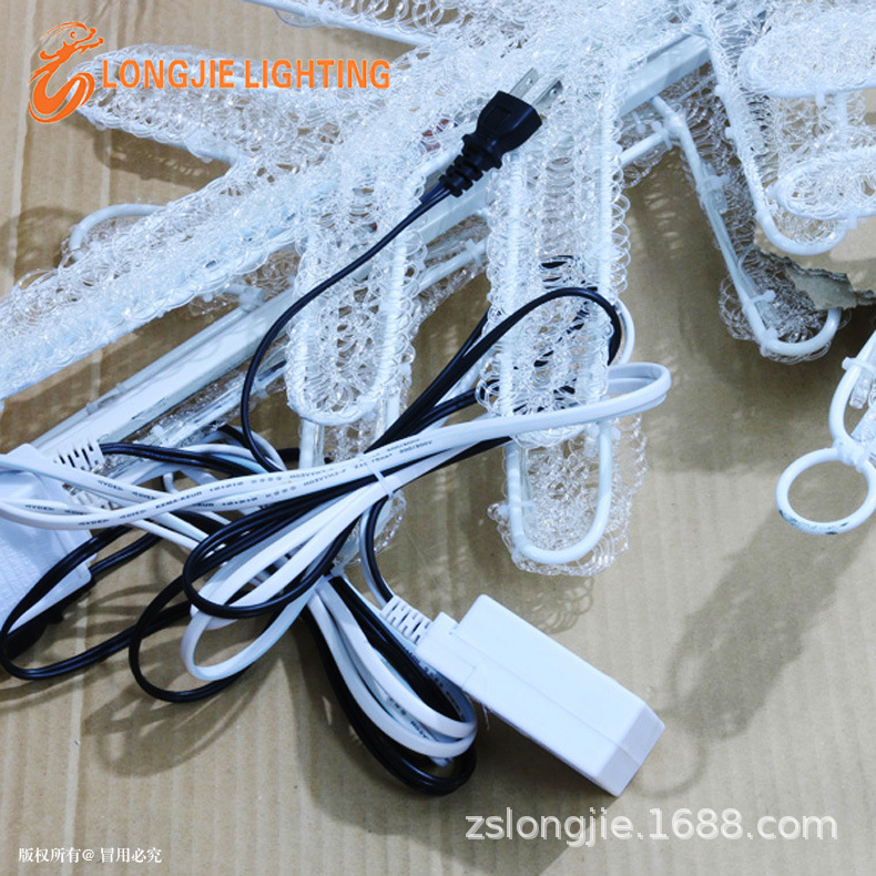 ֱ��1.6�ף�����LEDѩ��ͼ��ѩ���ƣ�LED�ν�ͼ�ε� ѩ����