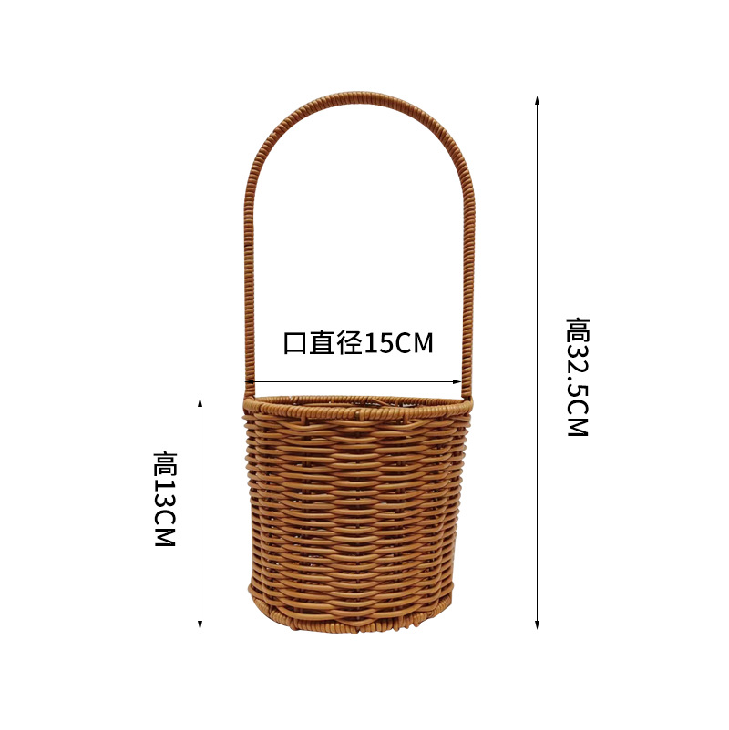 Cesta Tejida de Flores de Vid, Hecha a Mano y Decorativa para Fiestas y Arreglos Florales image 25