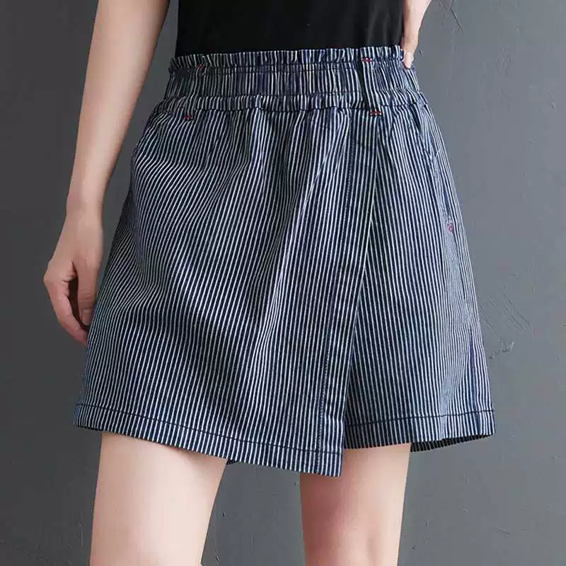 Summer retro jeans, skirt, oversize