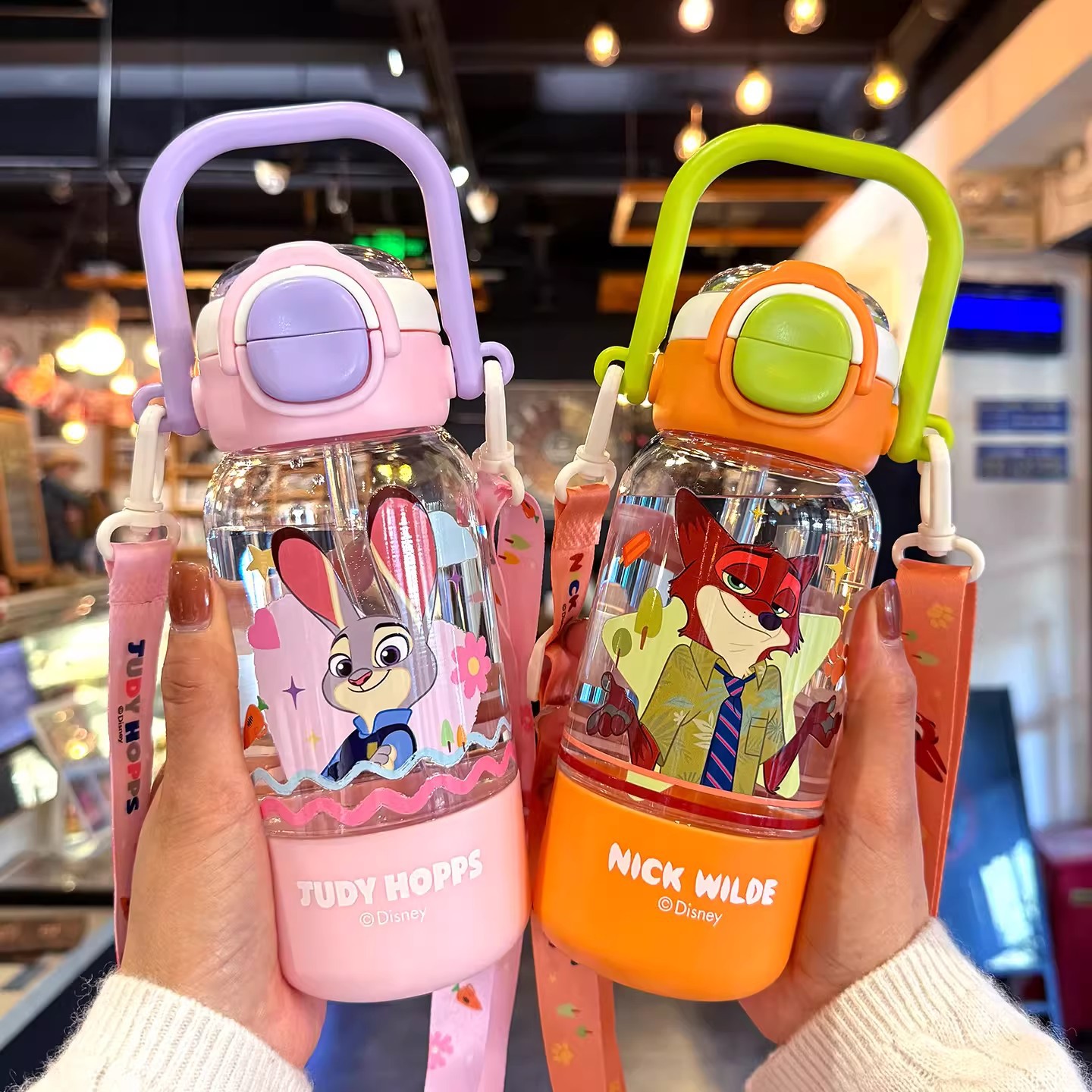 JUDINICK tazas de agua para niños nuevos tipos de tazas de agua de paja de ciudad de animales locos para niños y niñas tazas especiales para estudiantes