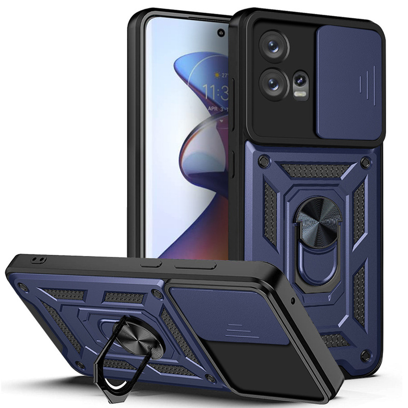 For MOTO Edge 30 Neo push window mobile phone case Motorola E22 ring anti-drop protective cover