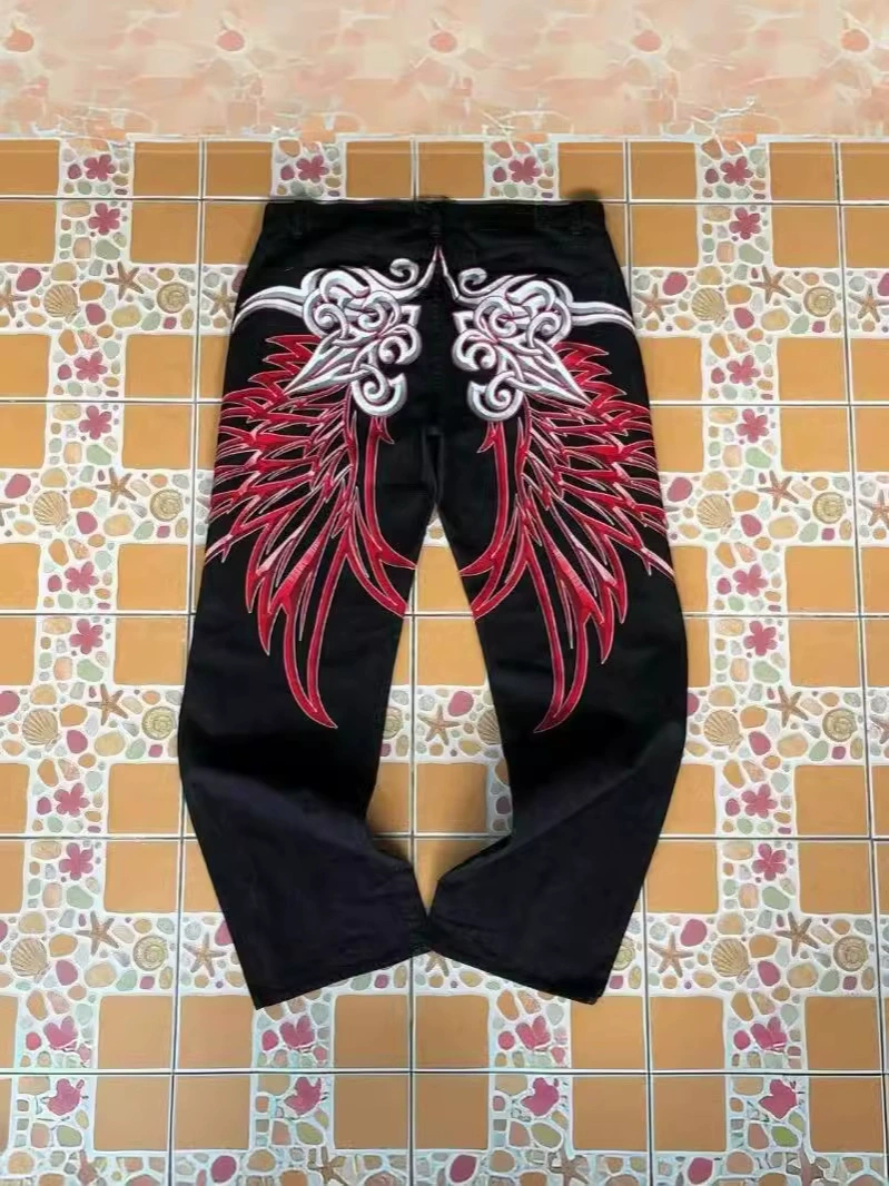 Y2K Bigboy Men уличная одежда свободные джинсы Повседневные мужские джинсы